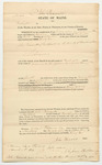 Warrant for John Bennett, at the Court of Common Pleas of Lincoln County
