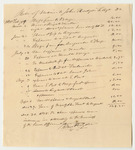 John Hodgdon's Bills to the State of Maine, for Services as Land Agent in the Years 1834 and 1833