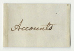 Account of A.B.Thompson, Adjutant General, for the Year 1839