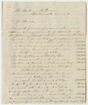 Communication from A.B. Thompson, Relating to His Accounts as Adjutant General and Paymaster General for 1839