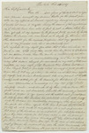 Letter from Jonas Farnsworth, Agent of the Passamaquoddy Indians, Explaining His Account for the Yearn 1838