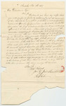Letter from Jonas Farnsworth, Agent of the Passamaquoddy Indians, Enclosing His Account for the Yearn 1838