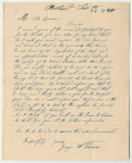 Letter from George W. Pardsons Regarding Assistance for His Blind Son