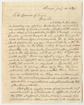 Communication from William D. Williamson Relating to His Account as Commissioner of Banks