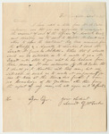 Letter from G.W. Towle, Relating to Alpheus Lyon's Investigation Into the Sheriff and Attorney of Aroostook County