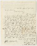 Communications from Charles J. Jackson, State Geologist, and Nicholson B. Devereux Relating to Devereux's Unpaid Bill for Woodcut Engravings