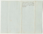 Bill of Whole Amount of Costs in Criminal Prosecution at the Supreme Judicial Court in York County, September Term 1839