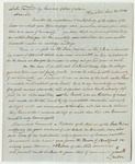 Letter from John Paine, in Favor of the Pardon of Daniel Clark