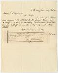 William J. Condon's Bill for Postage