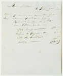 Alpheus Lyon's Account for Services as Committee On the Insane Hospital