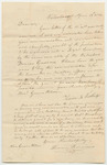 Communications from Joseph Clask, Harrison B. Woolbridge, and Thomas Simmons, Relating to the Proposition of Organizing a Light Infantry Company in Waldoboro