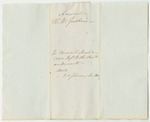 Account of H.W. Judkins for Conveying Papers