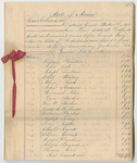 Bills of Cost at the District Court for the Western District in Cumberland County, June Term 1840