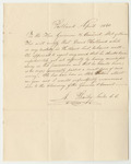 Certificate of A. Bailey, Jailor, on the Conduct of Charles Morse in Prison