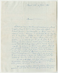 Letter from Lem L. Demillier, Missionary for the Passamaquoddy Tribe