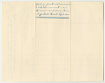 Bill of Particulars to Accompany Bill of Whole Amount of Costs in Criminal Prosecutions at the September Term of the Supreme Judicial Court in Lincoln County, 1840