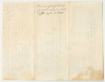 Bills of Cost at the Supreme Judicial Court in Somerset County, September Term 1840