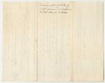 Bills of Cost at the District Court in Somerset County, March Term 1840