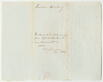 John C. Glidden's Request for the Balance of the Donation to the Freedom Academy