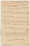 Bills of Cost at the District Court in Piscataquis County, September Term 1839