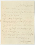 Communication from Henry Richardson, Penobscot Indian Agent, Requesting a Warrant to Pay for Ploughing