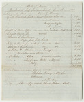 Bills of Cost at the Supreme Judicial Court in Penobscot County, June Term 1840