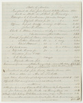 Bills of Cost at the Supreme Judicial Court in Penobscot County, October Term 1840