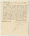 Request for a Warrant for Samuel Hazeltine, Keeper of the State Arsenal at Portland, for Additions and Repairs to the Arsenal