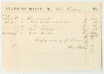 Receipts from the Account of Gilman Turner, Superintendent of Public Buildings