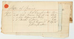 Receipts from the Account of Asaph R. Nichols, Late Secretary of State
