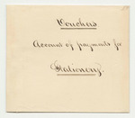 Vouchers from the Account of Philip C. Johnson for Stationary