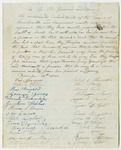Petition of the Inhabitants of Lincolnville and Searsmont for the Pardon of Arnold Wentworth of Searsmont