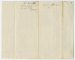 Vouchers for the Account of Rufus McIntire, Land Agent, for 1839