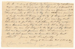 Note from Henry Knowles on the Petition to Disband the C Company of Infantry in the 5th Regiment 1st Brigade 3rd Division