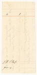 Receipts from the Account of Gilman Turner, Late Superintendant of Public Buildings, for January 1841