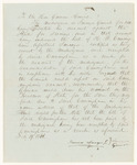 Petition of Thomas Sawyer, Surveyor General, for a Warrant in Favor of Henry W. Cunningham, Assistant Surveyor