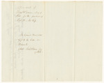 Account of Samuel Benson for the Purchase of Copies of the 16th Volume of the Maine Reports