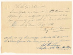 Certificate of Benjamin Carr, Warden of the State Prison, on the Conduct of Selden C. Gould in Prison