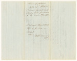Samuel L. Harris's Account for cash paid sundry persons for services in the Secretary of State's Office