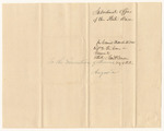 Schedule of the Subordinate Officers of the State Prison with the sums due them from the 14th of February last to the 31st day of March 1841 inclusive