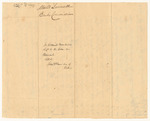 Account of Atwood Levensaler Bank Commissioner for 1840