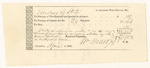 Postmaster William Woart's bills for postage of several state officers
