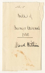 Ward Witham's bills for the Bangor Arsenal for 1840