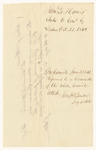 Samuel L. Harris' bill for services rendered Messrs. Eastman and Everett, Commissioners for publishing the Revised Laws