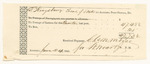 Postmaster of Augusta William Woart's Bills for Postage of the State