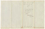 Account of R. Lincoln, Treasurer of Cumberland County
