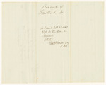 Accounts of Sam Wood Jr. and Joshua Burton for services in the Secretary of State's Office