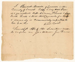 Randall Fernald's certificate on the character of Andrew P. Lewis