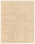 Bills of Cost at the District Court for the Middle District in Somerset County, June Term 1841