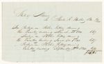 Account of C.K. Miller, Post Master of Bangor, for Postage